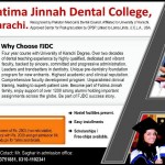 Fatima Jinnah Dental College (FJDC) Karachi Admission Notice 2014-2015 for Bachelor of Dental Surgery (BDS)