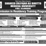 MD / MS Residency Training Programs Admission in PIMS Islamabad