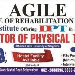 Agile Institute of Rehabilitation Sciences (AIRS) Bahawalpur Admission Notice 2014-2015 for Doctor of Physical Therapy (DPT)