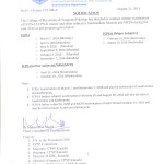 CPSP Examination Schedule Calendar 2015