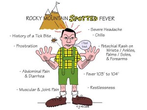 Nursing Mnemonics: Rocky Mountain Spotted Fever