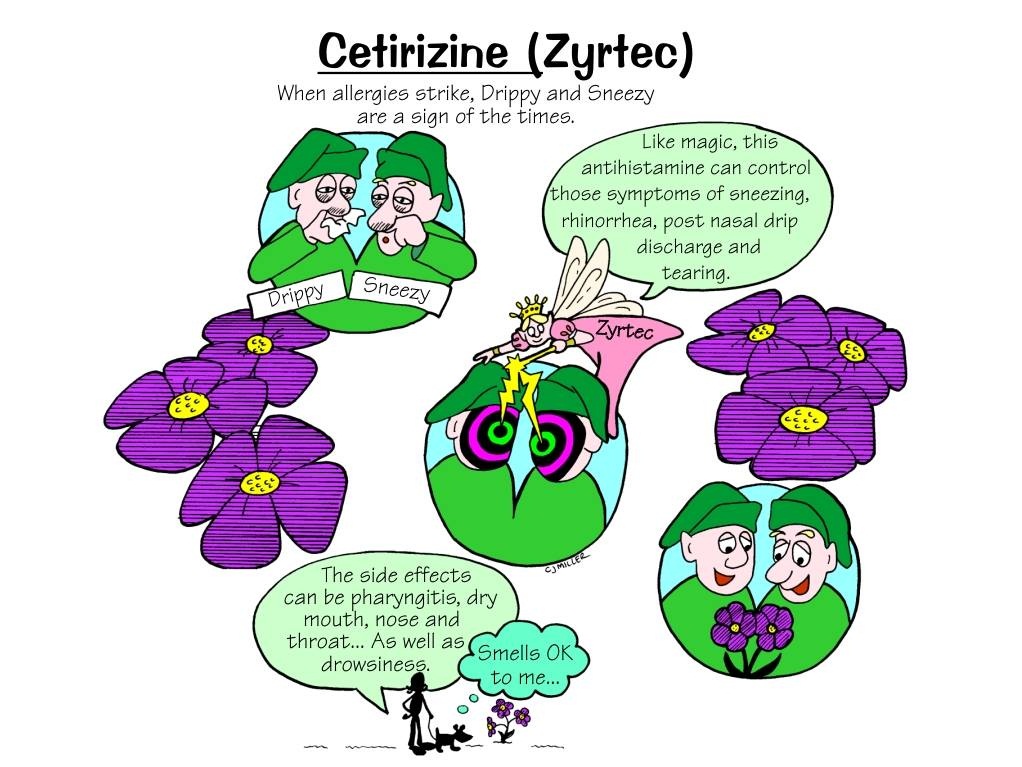 Nursing Mnemonics: Cetirizine (Zyrtec)
