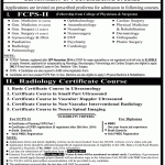 Dow University of Health Sciences Admissions Postgraduate Courses Session 2015-B