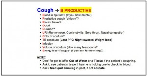 Nursing Mnemonics: Cough "B Productive"