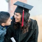 single parent college