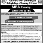 Hailey College of Business & Finance MBA Admission 2015