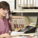 Occupational therapy answering calls from patients and scheduling appointments