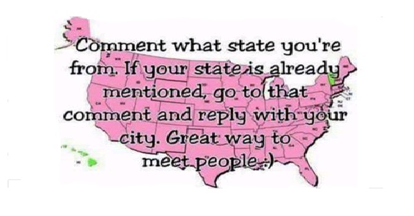 LIVE POLL: COMMENT WHAT STATE YOU’RE FROM?