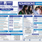 SZABIST Islamabad Admission BS/MS/BBA/MBA Spring 2017