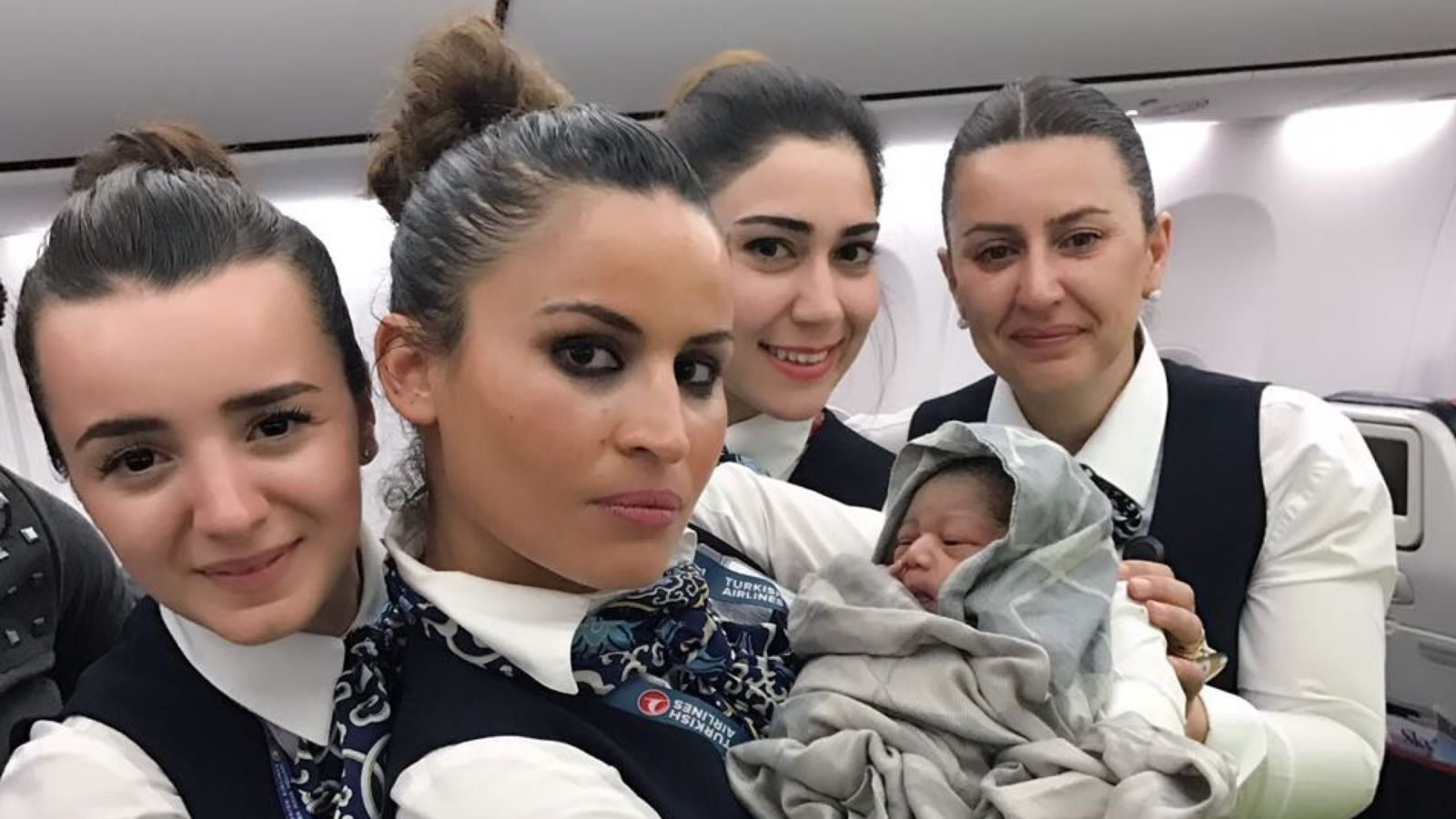 Turkish Airlines cabin crew deliver premature baby mid-flight at 42,000ft