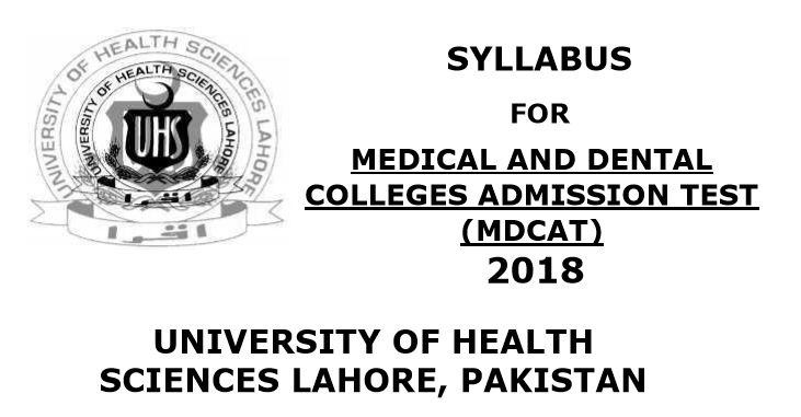 UHS MDCAT Syllabus 2018