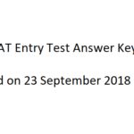 UHS MCAT Answer Key 2018