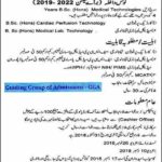 Punjab Institute of Cardiology B.Sc. Laboratory & Cardiac Perfusion Admission 2018