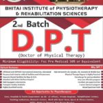 Bhitai Institute of Physiotherapy DPT Admission 2018