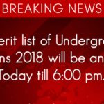 UET Lahore 2nd Merit List Undergraduate Admissions 2018