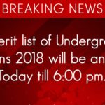 UET Lahore 2nd Merit List Undergraduate Admissions 2018