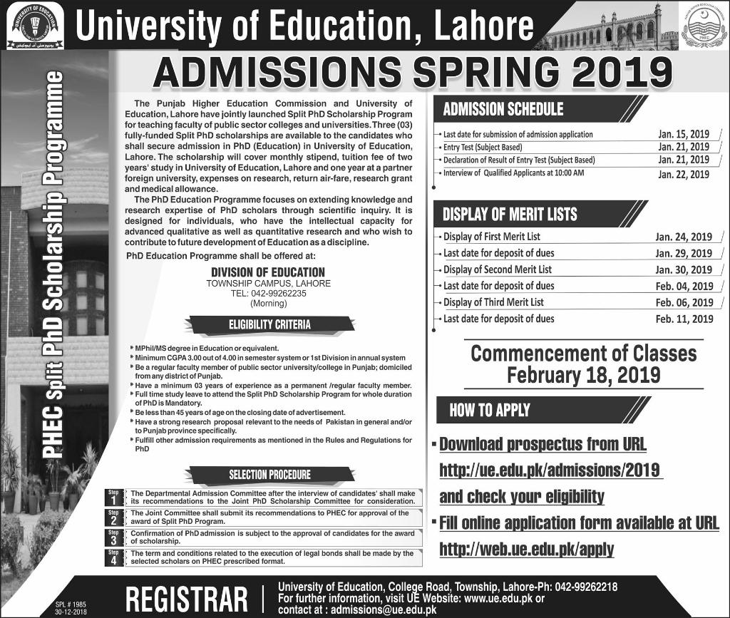 University of Lahore on X: ADMISSIONS OPEN; SPRING 2018 LAST DATE TO APPLY  BY POST: 17th JANUARY 2018 PROSPECTUS AT CAMPUS: 19th JANUARY 2018 ONLINE  FORM SUBMISSION: 20th JANUARY 2018 ENTRY TEST/INTERVIEW