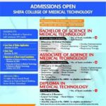 Spring Admissions are opened in Shifa College of Medical Technology Islamabad