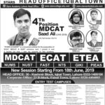 Admission Open in Stars Academy Lahore 16 Jun 2019