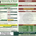 University of Swat Admissions Notice for BS Programs 2019