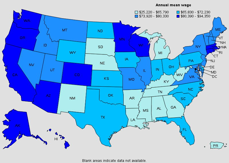 Highest Paying States for Diagnostic Medical Sonographers 2020