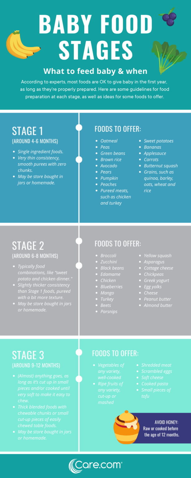 Homemade Baby Foods Stage 1 Recipes - StudyPK