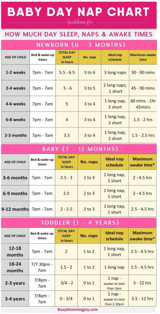 Sleep and Awake Time for Babies Newborn & Toddlers StudyPK