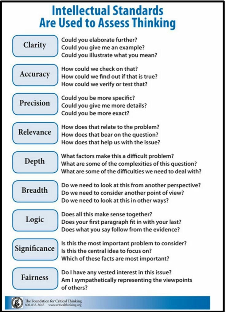 critical thinking questions reasoning