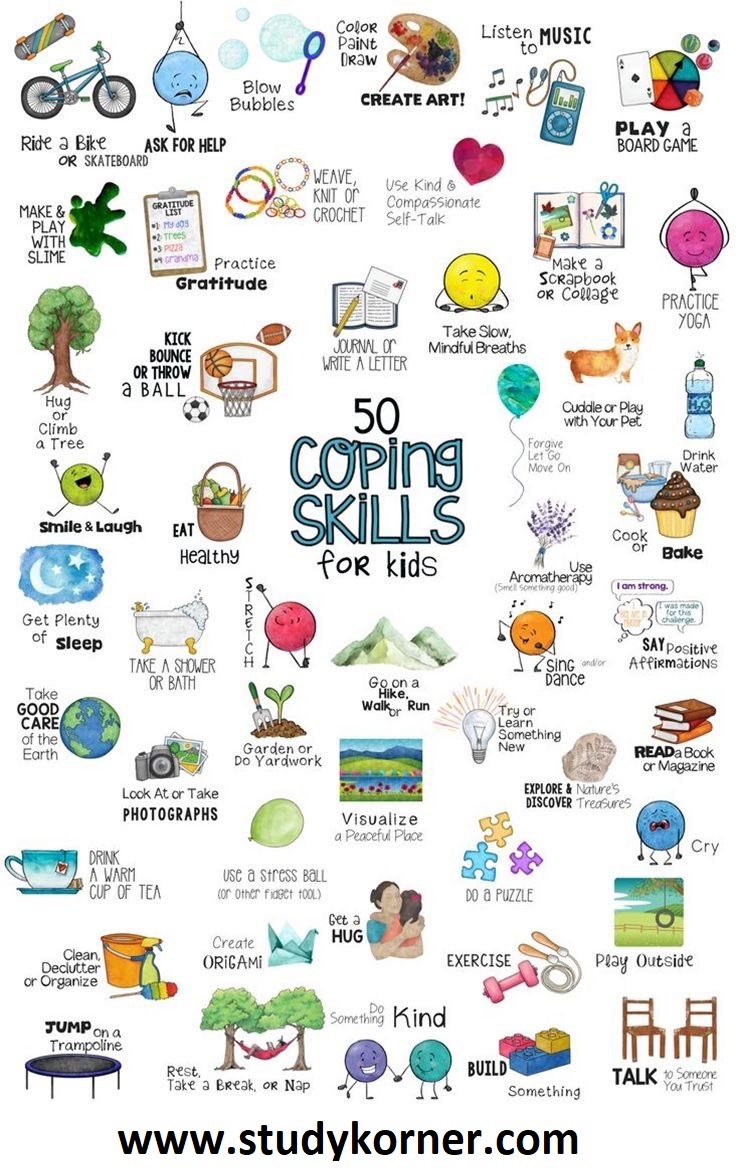 50 Coping Skills for kids