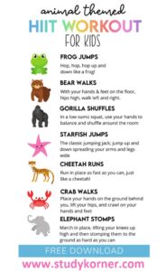Kid Friendly Workouts for Kids