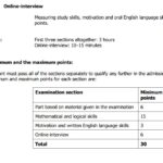 BITE Entrance Examination, Example Format Questions & Answers