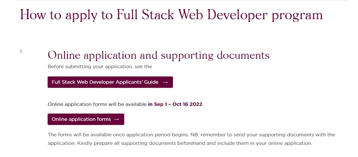 Helsinki Business College Apply Full Stack Web Developer Program 2023