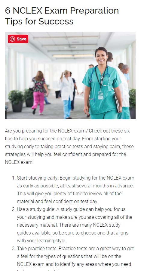 6 NCLEX Exam Preparation Tips for Success