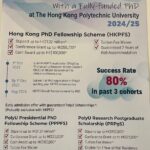 PolyU Offers Fully-funded PhD Program for 2024 25