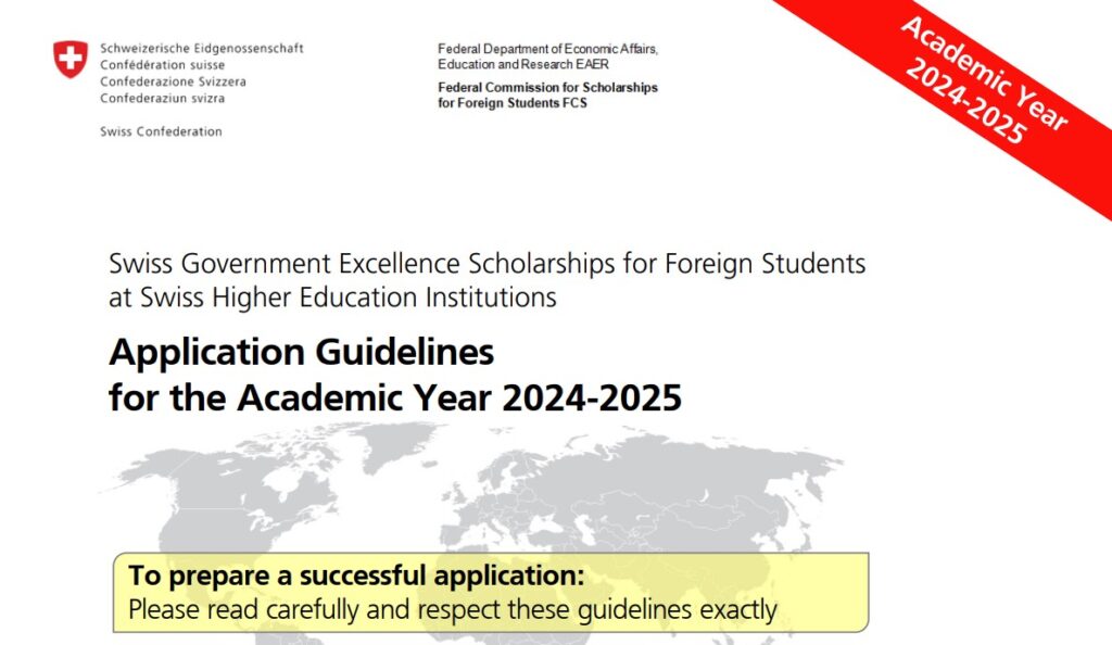 Swiss Government Excellence Scholarships